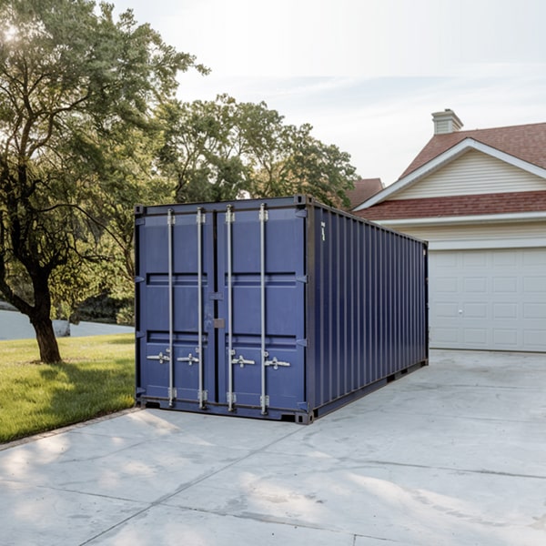 our residential storage containers are compliant with local zoning regulations